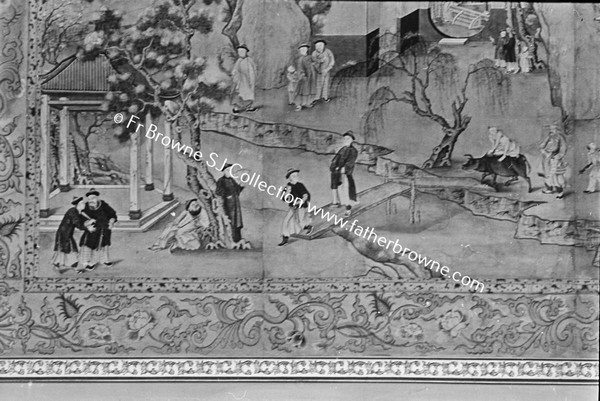 HEADFORD HOUSE  CHINESE PANEL IN DRAWING ROOM